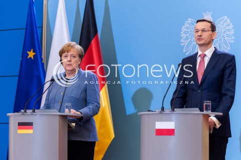 Spotkanie Premiera RP z Kanclerz Niemiec w Warszawie
