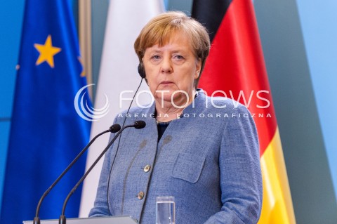  19.03.2018 WARSZAWA<br />SPOTKANIE PREMIERA RP Z KANCLERZ RFN<br />N/Z KANCLERZ NIEMIEC ANGELA MERKEL<br /> 