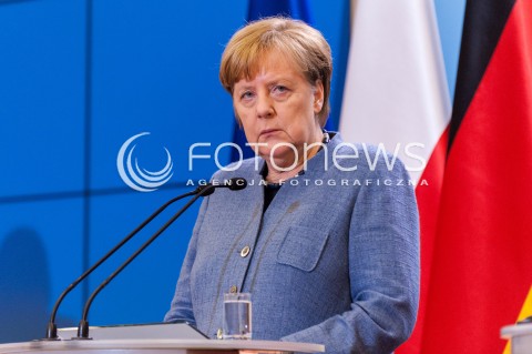  19.03.2018 WARSZAWA<br />SPOTKANIE PREMIERA RP Z KANCLERZ RFN<br />N/Z KANCLERZ NIEMIEC ANGELA MERKEL<br /> 