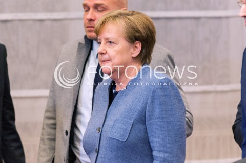  19.03.2018 WARSZAWA<br />SPOTKANIE PREMIERA RP Z KANCLERZ RFN<br />N/Z KANCLERZ NIEMIEC ANGELA MERKEL<br /> 