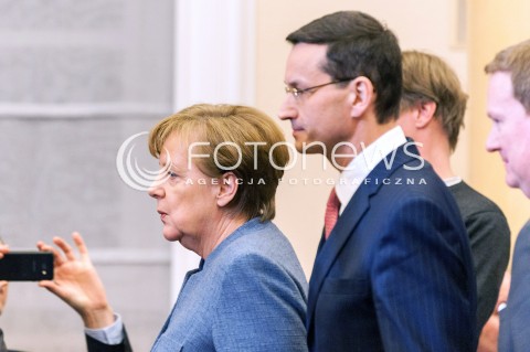  19.03.2018 WARSZAWA<br />SPOTKANIE PREMIERA RP Z KANCLERZ RFN<br />N/Z KANCLERZ NIEMIEC ANGELA MERKEL<br /> 