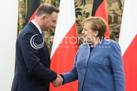  19.03.2018 WARSZAWA<br />SPOTKANIE PREZYDENTA RP Z KANCLERZ RFN<br />N/Z PREZYDENT RP ANDRZEJ DUDA KANCLERZ NIEMIEC ANGELA MERKEL<br /> 