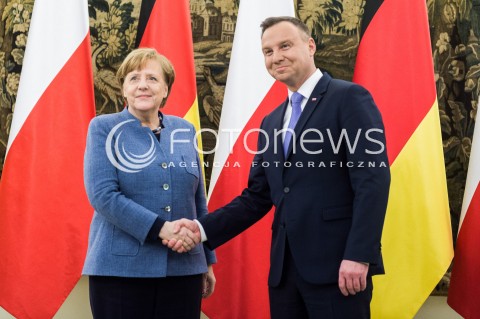 Spotkanie Prezydenta RP z Kanclerz Niemiec w Warszawie