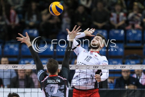  20.03.2018 RZESZOW POLAND<br />SIATKOWKA PUCHAR CEV <br />MEN VOLLEYBALL CEV CUP <br />MECZ 1/2 FINALU - SEMIFINAL MATCH<br />MATCH ASSECO RESOVIA - BELOGORIE BELGOROD <br />N/Z DAWID DRYJA <br /> 