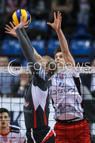 20.03.2018 RZESZOW POLAND<br />SIATKOWKA PUCHAR CEV <br />MEN VOLLEYBALL CEV CUP <br />MECZ 1/2 FINALU - SEMIFINAL MATCH<br />MATCH ASSECO RESOVIA - BELOGORIE BELGOROD <br />N/Z SERGEY GRANKIN ALEKSANDER SLIWKA <br /> 