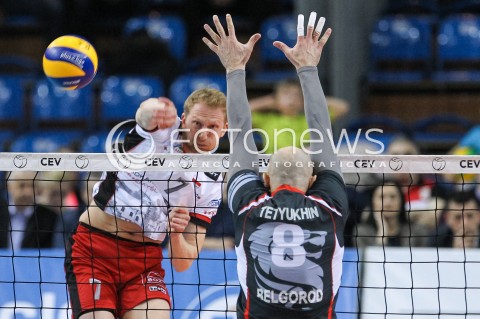 20.03.2018 RZESZOW POLAND<br />SIATKOWKA PUCHAR CEV <br />MEN VOLLEYBALL CEV CUP <br />MECZ 1/2 FINALU - SEMIFINAL MATCH<br />MATCH ASSECO RESOVIA - BELOGORIE BELGOROD <br />N/Z JAKUB JAROSZ <br /> 