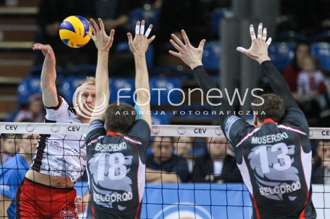  20.03.2018 RZESZOW POLAND<br />SIATKOWKA PUCHAR CEV <br />MEN VOLLEYBALL CEV CUP <br />MECZ 1/2 FINALU - SEMIFINAL MATCH<br />MATCH ASSECO RESOVIA - BELOGORIE BELGOROD <br />N/Z JAKUB JAROSZ <br /> 