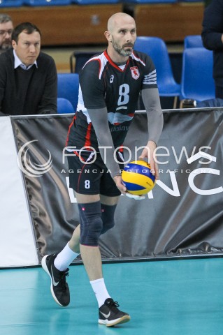  20.03.2018 RZESZOW POLAND<br />SIATKOWKA PUCHAR CEV <br />MEN VOLLEYBALL CEV CUP <br />MECZ 1/2 FINALU - SEMIFINAL MATCH<br />MATCH ASSECO RESOVIA - BELOGORIE BELGOROD <br />N/Z SERGEY TETYUKHIN TIETUCHIN SYLWETKA <br /> 