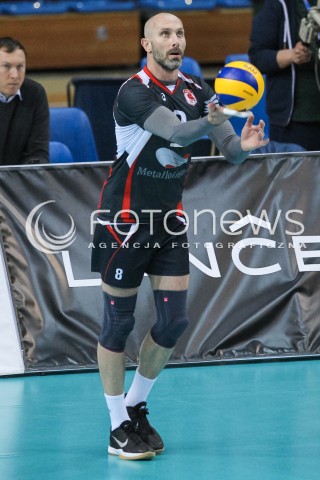  20.03.2018 RZESZOW POLAND<br />SIATKOWKA PUCHAR CEV <br />MEN VOLLEYBALL CEV CUP <br />MECZ 1/2 FINALU - SEMIFINAL MATCH<br />MATCH ASSECO RESOVIA - BELOGORIE BELGOROD <br />N/Z SERGEY TETYUKHIN TIETUCHIN SYLWETKA <br /> 