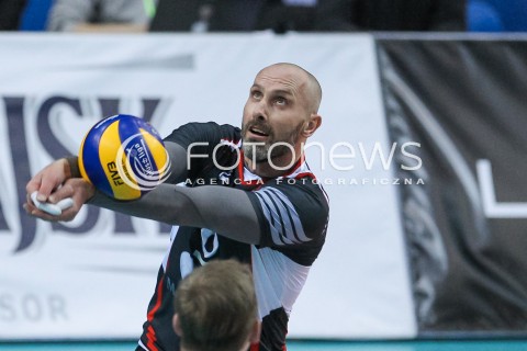  20.03.2018 RZESZOW POLAND<br />SIATKOWKA PUCHAR CEV <br />MEN VOLLEYBALL CEV CUP <br />MECZ 1/2 FINALU - SEMIFINAL MATCH<br />MATCH ASSECO RESOVIA - BELOGORIE BELGOROD <br />N/Z SERGEY TETYUKHIN TIETUCHIN SYLWETKA <br /> 