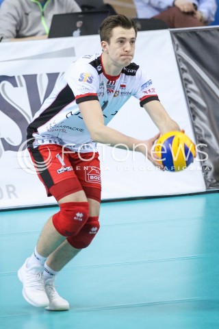  20.03.2018 RZESZOW POLAND<br />SIATKOWKA PUCHAR CEV <br />MEN VOLLEYBALL CEV CUP <br />MECZ 1/2 FINALU - SEMIFINAL MATCH<br />MATCH ASSECO RESOVIA - BELOGORIE BELGOROD <br />N/Z MICHAL KEDZIERSKI SYLWETKA <br /> 