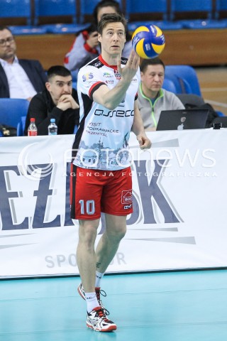  20.03.2018 RZESZOW POLAND<br />SIATKOWKA PUCHAR CEV <br />MEN VOLLEYBALL CEV CUP <br />MECZ 1/2 FINALU - SEMIFINAL MATCH<br />MATCH ASSECO RESOVIA - BELOGORIE BELGOROD <br />N/Z JOCHEN SCHOPS SYLWETKA <br /> 