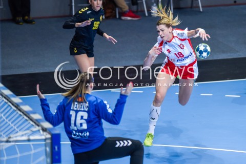  21.03.2018 GDYNIA<br />EHF KWALIFIKACJE DO MISTRZOSTW EUROPY W PILCE RECZNEJ KOBIET 2018<br />EHF WOMENS EUROPEAN CHAMPIONSHIPS QUALIFICATION<br />MECZ POLSKA (poland) - CZARNOGORA (montenegro)<br />N/Z ALEKSANDRA ZYCH<br /> 