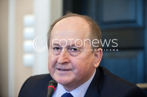  22.03.2018 WARSZAWA SEJM<br />POSIEDZENIE SEJMU<br />N/Z KRZYSZTOF PIETRASZKIEWICZ PREZES ZWIAZKU BANKOW POLSKICH<br /> 