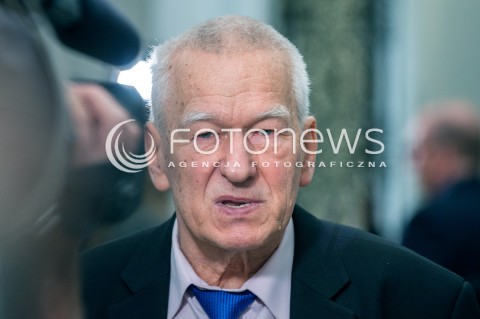  22.03.2018 WARSZAWA SEJM<br />POSIEDZENIE SEJMU<br />N/Z KORNEL MORAWIECKI<br /> 