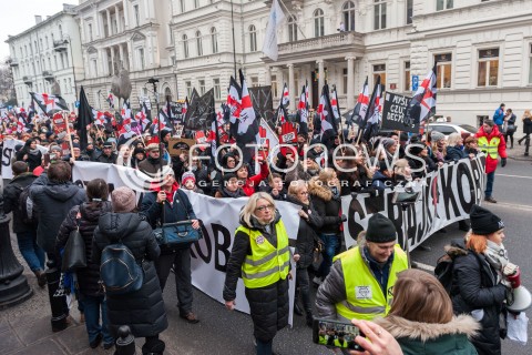  23.03.2018 WARSZAWA<br />CZARNY PIATEK PROTEST<br />N/Z UCZESTNICY WYDARZENIA<br /> 