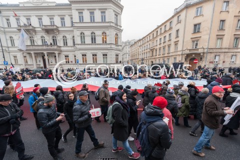 23.03.2018 WARSZAWA<br />CZARNY PIATEK PROTEST<br />N/Z UCZESTNICY WYDARZENIA<br /> 