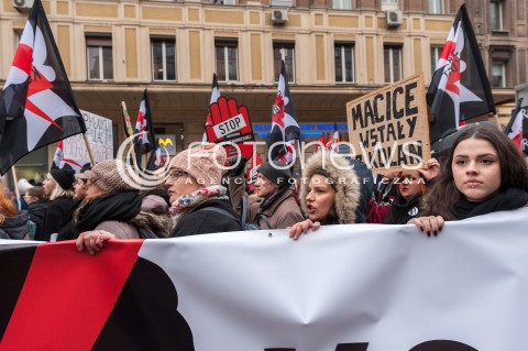  23.03.2018 WARSZAWA<br />CZARNY PIATEK PROTEST<br />N/Z UCZESTNICY WYDARZENIA<br /> 