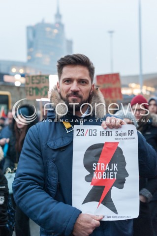  23.03.2018 WARSZAWA<br />CZARNY PIATEK PROTEST<br />N/Z PIOTR CIESLINSKI<br /> 