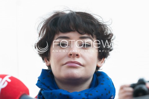  26.03.2018 WARSZAWA<br />KONFERENCJA SLD DOTYCZACA ODBIERANIA EMERYTUR SLUZBOM MUNDUROWYM LIST DO PREZYDENTA<br />N/Z ANNA MARIA ZUKOWSKA<br /> 