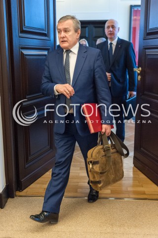  27.03.2018 WARSZAWA<br />POSIEDZENIE RADY MINISTROW<br />N/Z PIOTR GLINSKI<br /> 