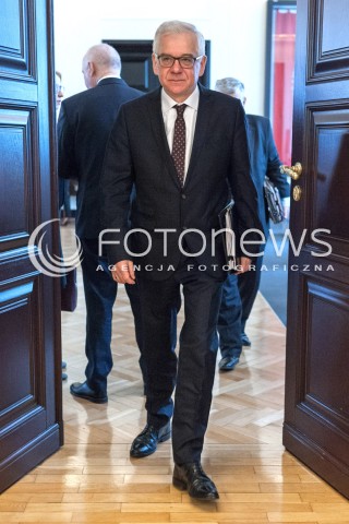  27.03.2018 WARSZAWA<br />POSIEDZENIE RADY MINISTROW<br />N/Z JACEK CZAPUTOWICZ<br /> 