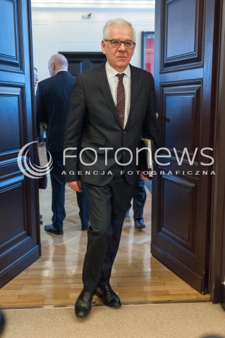  27.03.2018 WARSZAWA<br />POSIEDZENIE RADY MINISTROW<br />N/Z JACEK CZAPUTOWICZ<br /> 