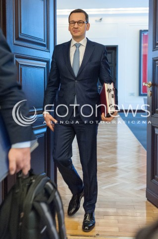  27.03.2018 WARSZAWA<br />POSIEDZENIE RADY MINISTROW<br />N/Z MATEUSZ MORAWIECKI PREMIER<br /> 