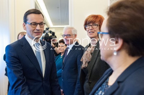  27.03.2018 WARSZAWA<br />POSIEDZENIE RADY MINISTROW<br />N/Z MATEUSZ MORAWIECKI BEATA SZYDLO JACEK CZAPUTOWICZ ELZBIETA RAFALSKA ANNA ZALEWSKA<br /> 