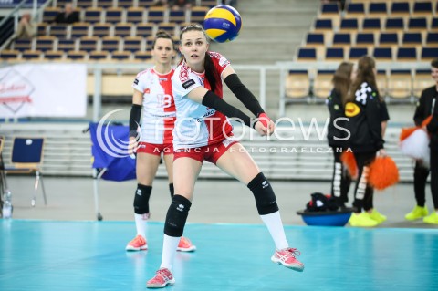  28.03.2018 LODZ SIATKOWKA ORLEN LIGA SEZON 2017/2018<br />
GROT BUDOWLANI LODZ - LKS COMMERCECON LODZ<br />
N/Z IZABELA SZYJKA SYLWETKA<br />
 