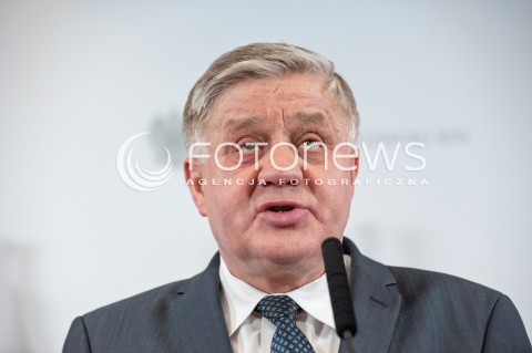  28.03.2018 WARSZAWA<br />KONFERENCJA W MINISTERSTWIE ROLNICTWA I ROZWOJU WSI<br />N/Z KRZYSZTOF JURGIEL<br /> 