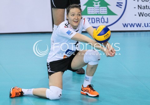  28.03.2018 RZESZOW <br />SIATKOWKA LIGA SIATKOWKI KOBIET LSK 2017/2018 WOMEN VOLLEYBALL POLAND POLISH LEAGUE <br />MECZ DEVELOPRES SKYRES RZESZOW - TREFL PROXIMA KRAKOW <br />N/Z JELENA BLAGOJEVIC SYLWETKA <br /> 