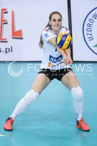 28.03.2018 RZESZOW <br />SIATKOWKA LIGA SIATKOWKI KOBIET LSK 2017/2018 WOMEN VOLLEYBALL POLAND POLISH LEAGUE <br />MECZ DEVELOPRES SKYRES RZESZOW - TREFL PROXIMA KRAKOW <br />N/Z EWA ZAK SYLWETKA <br /> 