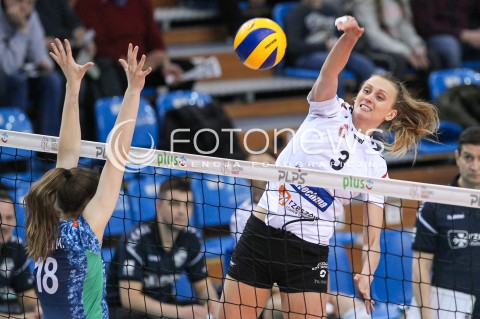  28.03.2018 RZESZOW <br />SIATKOWKA LIGA SIATKOWKI KOBIET LSK 2017/2018 WOMEN VOLLEYBALL POLAND POLISH LEAGUE <br />MECZ DEVELOPRES SKYRES RZESZOW - TREFL PROXIMA KRAKOW <br />N/Z MONIKA PTAK <br /> 