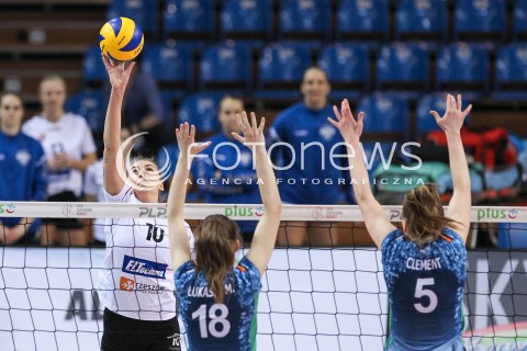  28.03.2018 RZESZOW <br />SIATKOWKA LIGA SIATKOWKI KOBIET LSK 2017/2018 WOMEN VOLLEYBALL POLAND POLISH LEAGUE <br />MECZ DEVELOPRES SKYRES RZESZOW - TREFL PROXIMA KRAKOW <br />N/Z ADELA HELIC <br /> 