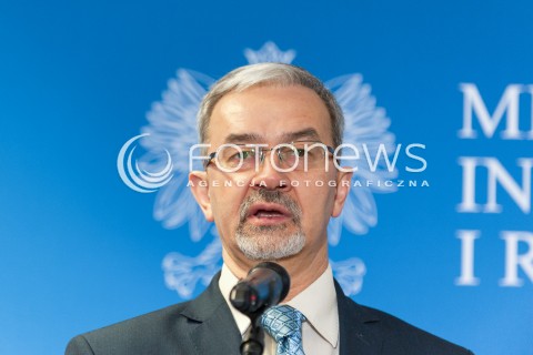  29.03.2018 WARSZAWA<br />KONFERENCJA W MINISTERSTWIE INWESTYCJI I ROZWOJU<br />N/Z JERZY KWIECINSKI<br /> 