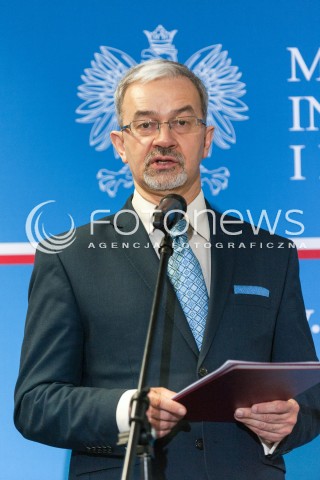  29.03.2018 WARSZAWA<br />KONFERENCJA W MINISTERSTWIE INWESTYCJI I ROZWOJU<br />N/Z JERZY KWIECINSKI<br /> 