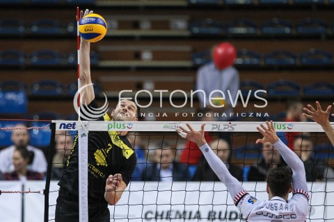  30.03.2018 RZESZOW<br />SIATKOWKA PLUSLIGA 2017/2018 MEN VOLLEYBALL POLAND POLISH PLUS LIGA LEAGUE SEASON 2017/2018<br />MECZ ASSECO RESOVIA RZESZOW - GKS KATOWICE <br />N/Z DOMINIK WITCZAK <br /> 