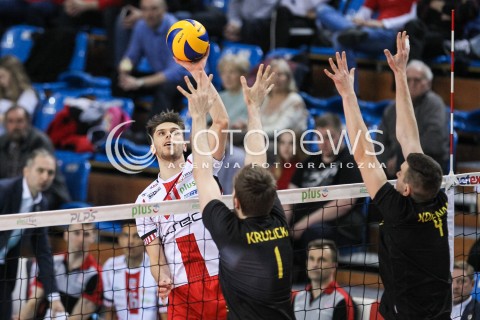  30.03.2018 RZESZOW<br />SIATKOWKA PLUSLIGA 2017/2018 MEN VOLLEYBALL POLAND POLISH PLUS LIGA LEAGUE SEASON 2017/2018<br />MECZ ASSECO RESOVIA RZESZOW - GKS KATOWICE <br />N/Z ALEKSANDER SLIWKA <br /> 