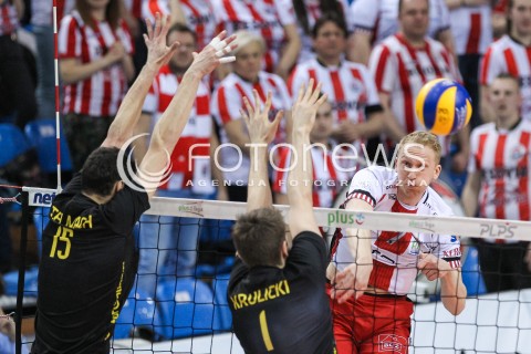  30.03.2018 RZESZOW<br />SIATKOWKA PLUSLIGA 2017/2018 MEN VOLLEYBALL POLAND POLISH PLUS LIGA LEAGUE SEASON 2017/2018<br />MECZ ASSECO RESOVIA RZESZOW - GKS KATOWICE <br />N/Z JAKUB JAROSZ <br /> 