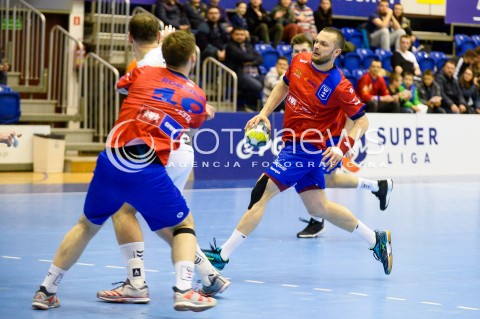  31.03.2018 GDANSK<br />PGNIG SUPERLIGA W PILCE RECZNEJ<br />SEZON 2017/2018<br />MECZ WYBRZEZE GDANSK - NMC GORNIK ZABRZE<br />N/Z MATEUSZ WROBEL<br /> 