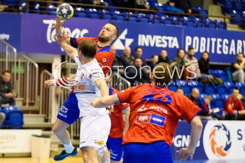  31.03.2018 GDANSK<br />PGNIG SUPERLIGA W PILCE RECZNEJ<br />SEZON 2017/2018<br />MECZ WYBRZEZE GDANSK - NMC GORNIK ZABRZE<br />N/Z MATEUSZ WROBEL<br /> 