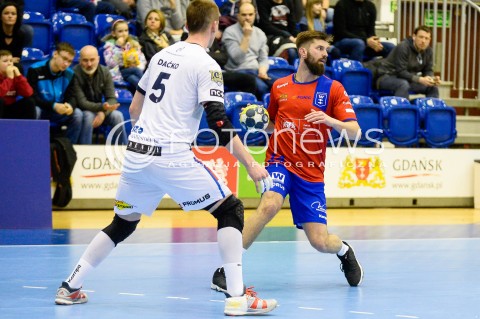  31.03.2018 GDANSK<br />PGNIG SUPERLIGA W PILCE RECZNEJ<br />SEZON 2017/2018<br />MECZ WYBRZEZE GDANSK - NMC GORNIK ZABRZE<br />N/Z MICHAL BEDNAREK<br /> 