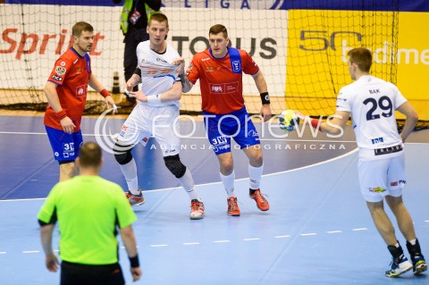  31.03.2018 GDANSK<br />PGNIG SUPERLIGA W PILCE RECZNEJ<br />SEZON 2017/2018<br />MECZ WYBRZEZE GDANSK - NMC GORNIK ZABRZE<br />N/Z JACEK SULEJ MAREK DACKO DAMIAN KOSTRZEWA IGNACY BAK<br /> 