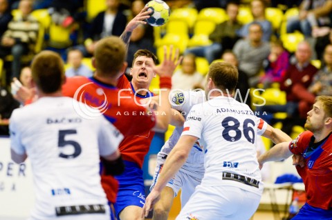  31.03.2018 GDANSK<br />PGNIG SUPERLIGA W PILCE RECZNEJ<br />SEZON 2017/2018<br />MECZ WYBRZEZE GDANSK - NMC GORNIK ZABRZE<br />N/Z DAMIAN KOSTRZEWA<br /> 