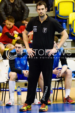  31.03.2018 GDANSK<br />PGNIG SUPERLIGA W PILCE RECZNEJ<br />SEZON 2017/2018<br />MECZ WYBRZEZE GDANSK - NMC GORNIK ZABRZE<br />N/Z MARCIN LIJEWSKI SYLWETKA<br /> 