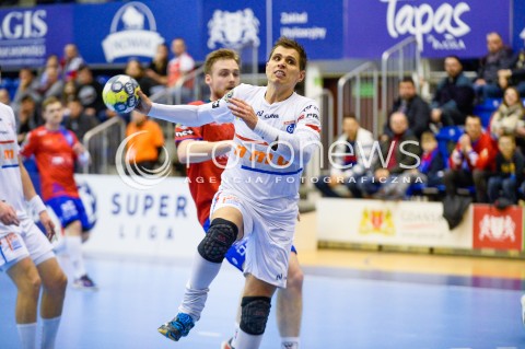  31.03.2018 GDANSK<br />PGNIG SUPERLIGA W PILCE RECZNEJ<br />SEZON 2017/2018<br />MECZ WYBRZEZE GDANSK - NMC GORNIK ZABRZE<br />N/Z BARTLOMIEJ TOMCZAK<br /> 