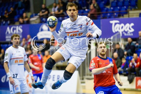  31.03.2018 GDANSK<br />PGNIG SUPERLIGA W PILCE RECZNEJ<br />SEZON 2017/2018<br />MECZ WYBRZEZE GDANSK - NMC GORNIK ZABRZE<br />N/Z BARTLOMIEJ TOMCZAK<br /> 