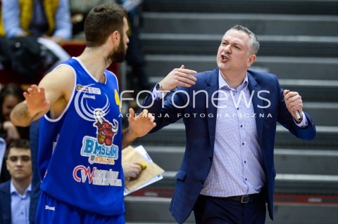  31.03.2018 GDANSK<br />ENERGA BASKET LIGA SEZON 2017/2018<br />MECZ TREFL SOPOT - BM SLAM STAL OSTROW WIELKOPOLSKI<br />N/Z NIKOLA MARKOVIC EMIL RAJKOVIC<br /> 