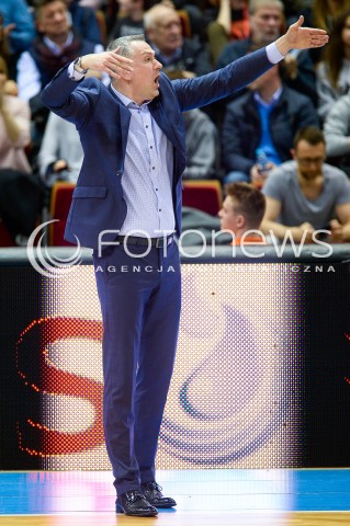  31.03.2018 GDANSK<br />ENERGA BASKET LIGA SEZON 2017/2018<br />MECZ TREFL SOPOT - BM SLAM STAL OSTROW WIELKOPOLSKI<br />N/Z EMIL RAJKOVIC<br /> 